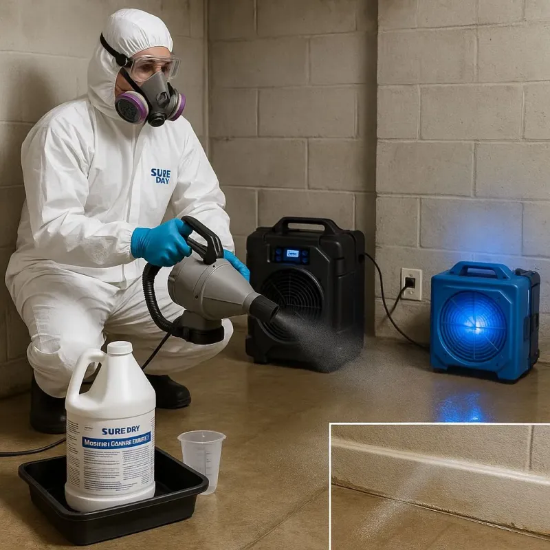 Sanitization and Odor Removal process in Burleson County, TX