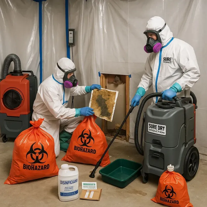 Contaminated Water Handling Protocols process in Burleson County, TX