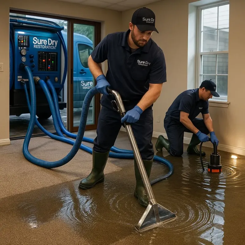 Water Extraction and Removal process in Burleson County, TX